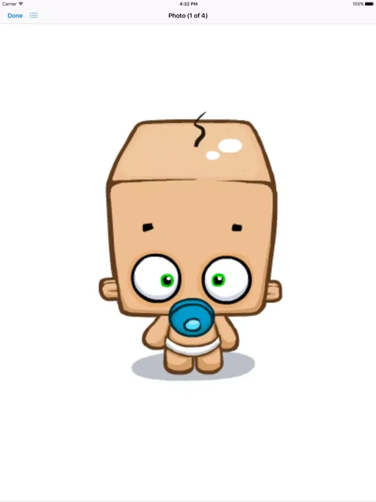 Captures d'écran de Blockhead Babies - Animated Stickers iPad 