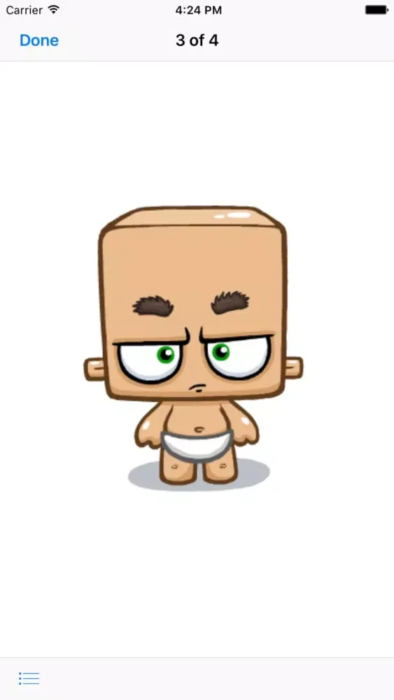Captures d'écran de Blockhead Babies - Animated Stickers