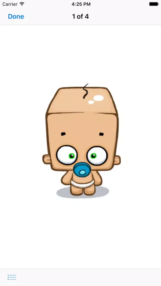 Captures d'écran de Blockhead Babies - Animated Stickers