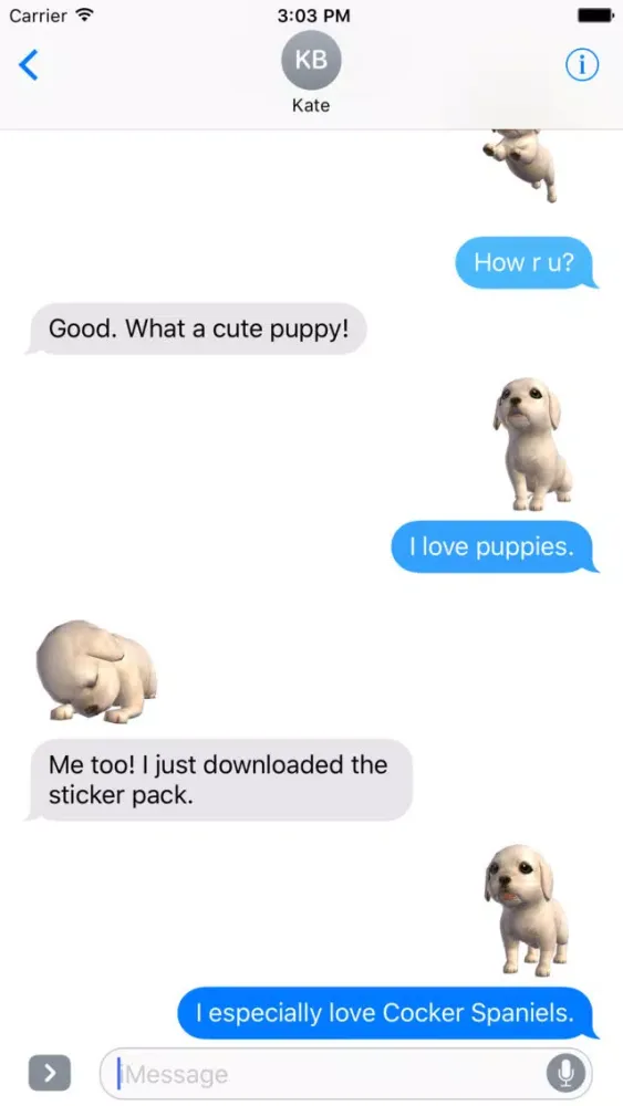 صور Cocker Spaniel - Animated Stickers
