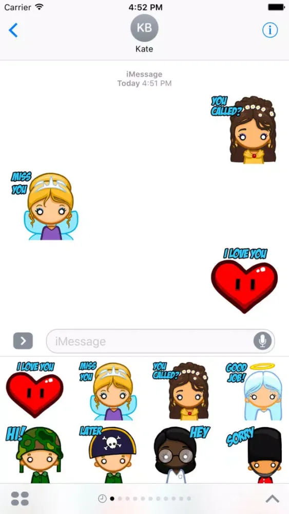 Tangkapan skrin Fun Friends - Stickers