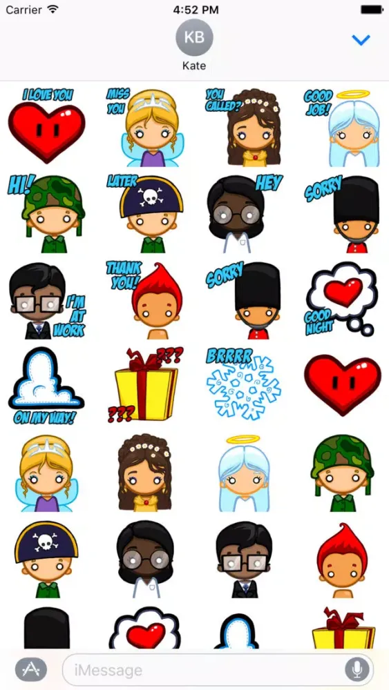 Tangkapan skrin Fun Friends - Stickers