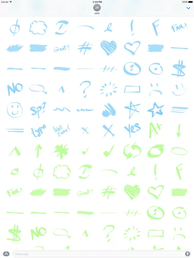 Highlighter And Marker - Ultimate Sticker Pack iPad  스크린샷