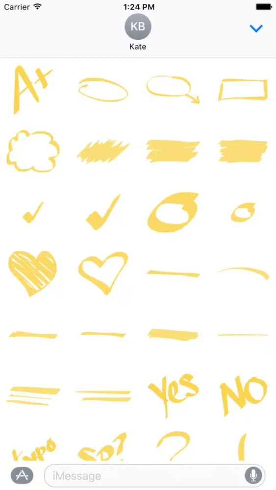 Highlighter And Marker - Ultimate Sticker Pack 스크린샷