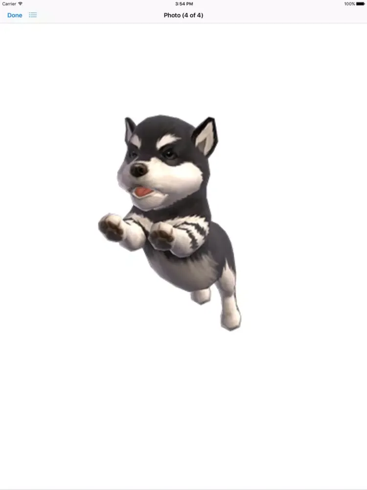 Captures d'écran de Malamute - Animated Puppy Stickers iPad 