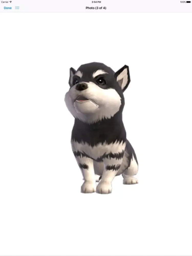 Captures d'écran de Malamute - Animated Puppy Stickers iPad 