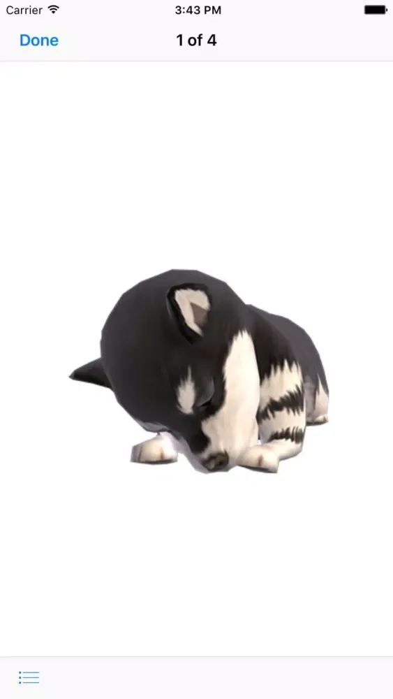 Captures d'écran de Malamute - Animated Puppy Stickers