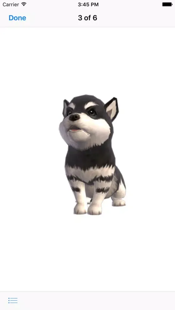 Captures d'écran de Malamute - Animated Puppy Stickers