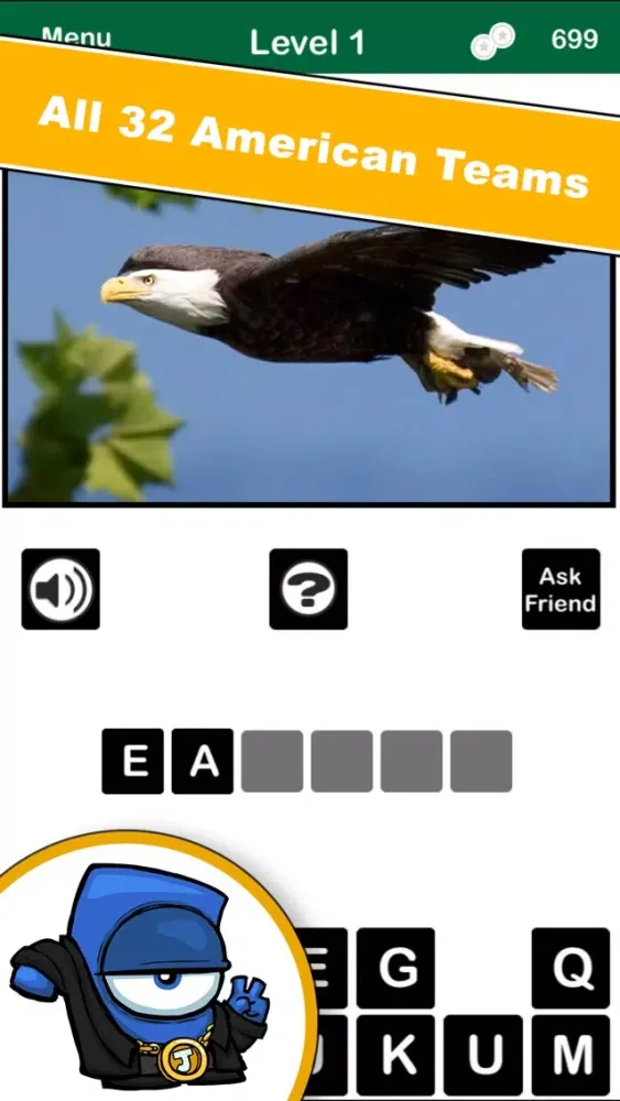 ภาพหน้าจอของ What’s The Team? Identify the American Football team from their mark or city. Free