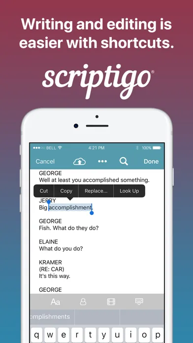 Scriptigo Script Reader سکرین شاٹس
