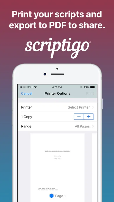 Scriptigo Script Reader سکرین شاٹس