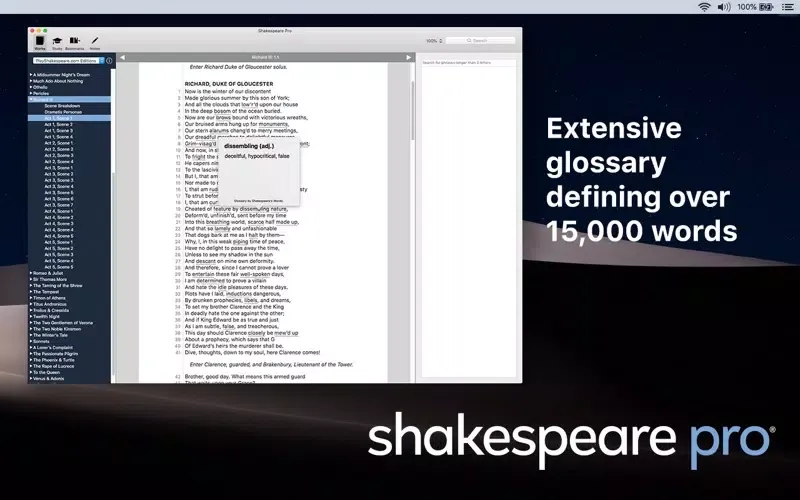 Shakespeare Pro Screenshots
