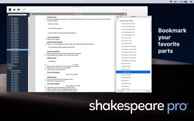 Shakespeare Pro Screenshots