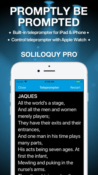 Soliloquy: Classic Monologues スクリーンショット