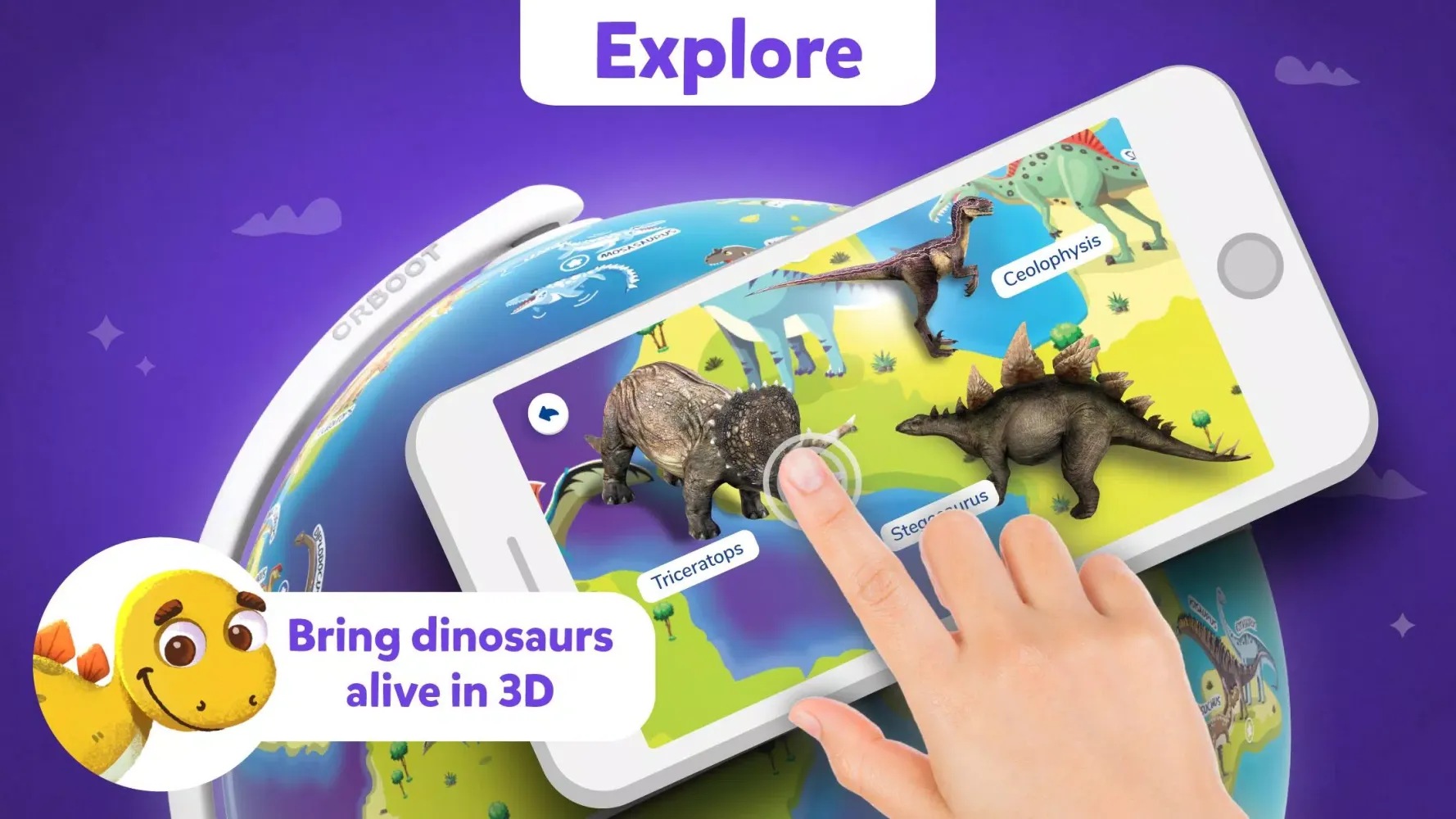 Capturas de tela do Orboot Dinos