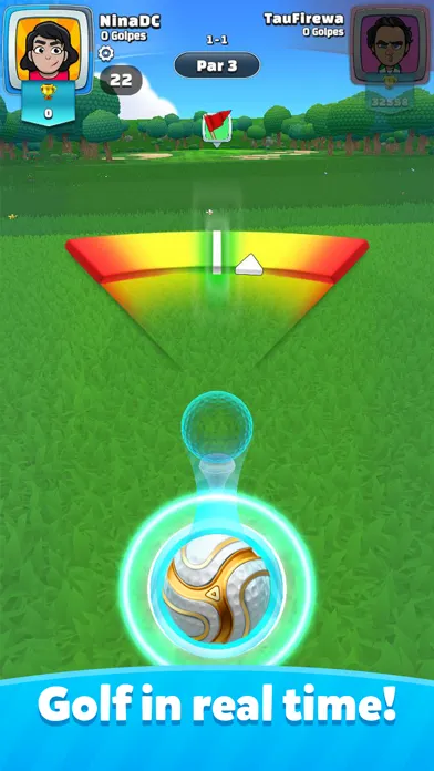 Capturas de tela do Golf Titans