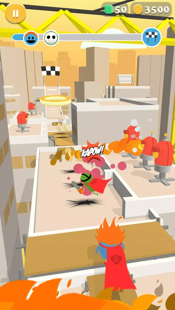Tangkapan layar Dumb Ways to Die: Superheroes