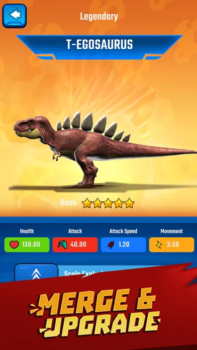 Captures d'écran de Jurassic Warfare: Dino Battle