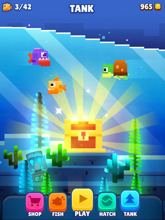 Fishy Bits 2 : Fish Survival iPad  Screenshots