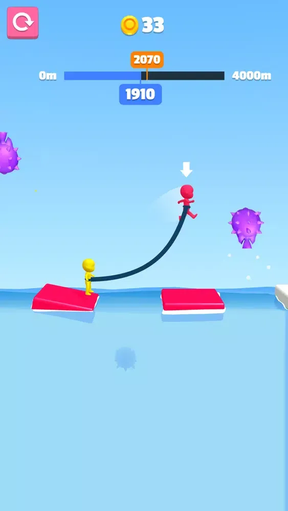 Capturas de tela do Rope Jump 3D!