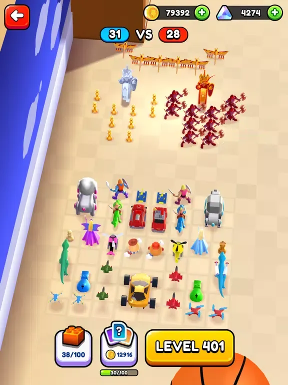 Ảnh chụp màn hình của Toy Warfare iPad 