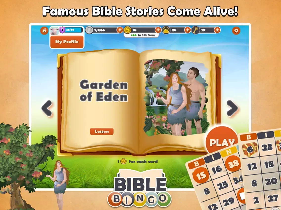 Capturas de tela do Bible Bingo - FREE Bingo Game iPad 