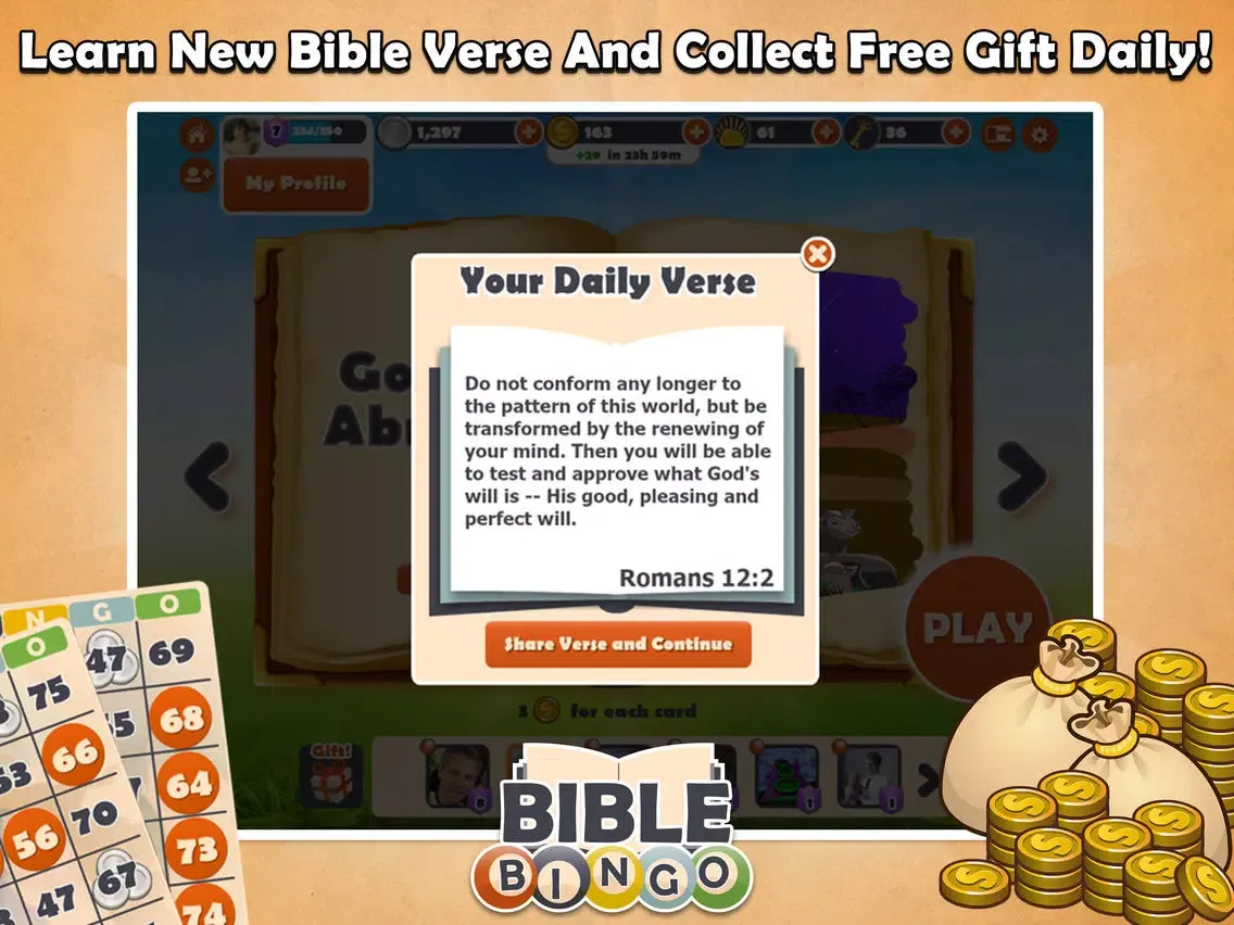 Capturas de tela do Bible Bingo - FREE Bingo Game iPad 