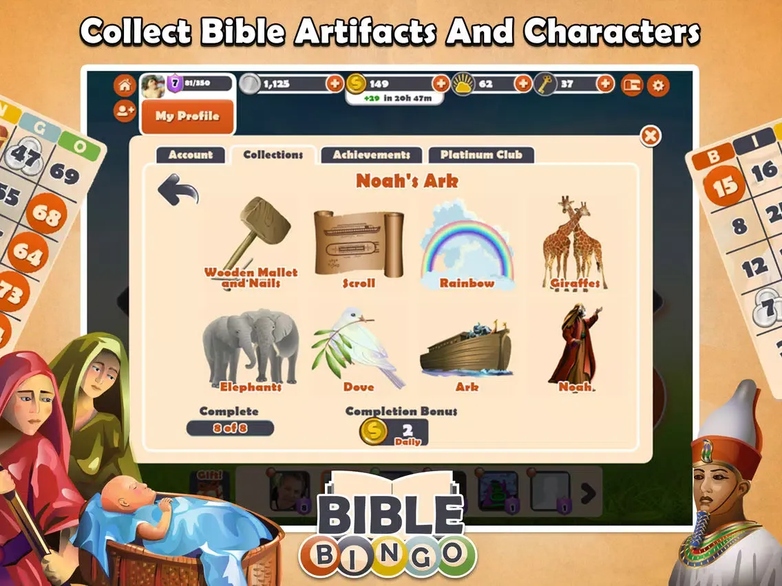Capturas de tela do Bible Bingo - FREE Bingo Game iPad 