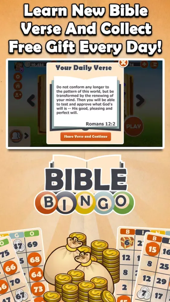 Capturas de tela do Bible Bingo - FREE Bingo Game