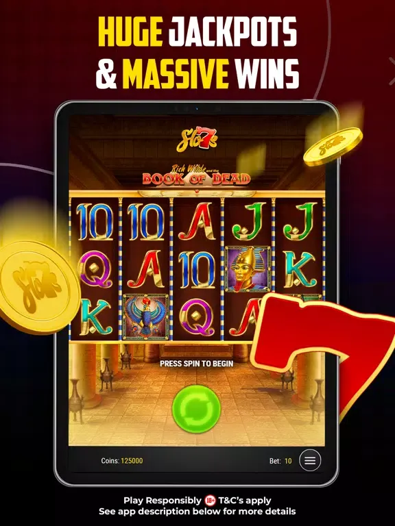 Capturas de pantalla de Slo7s: Spiele Echtgeld Slots! iPad 