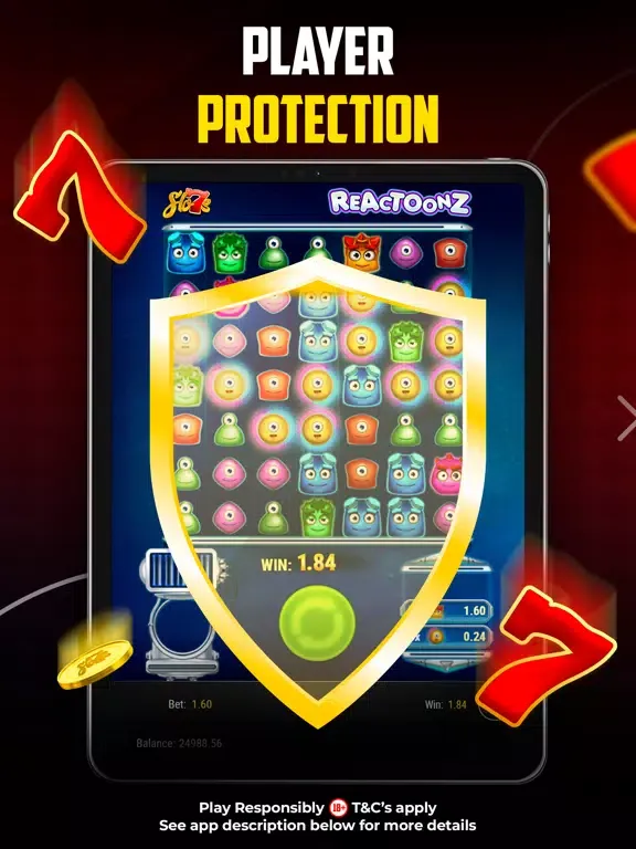 Capturas de pantalla de Slo7s: Spiele Echtgeld Slots! iPad 