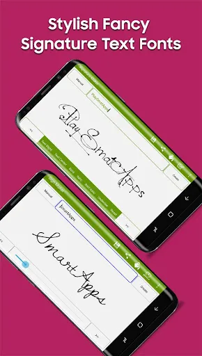 Fancy Signature Maker Screenshots