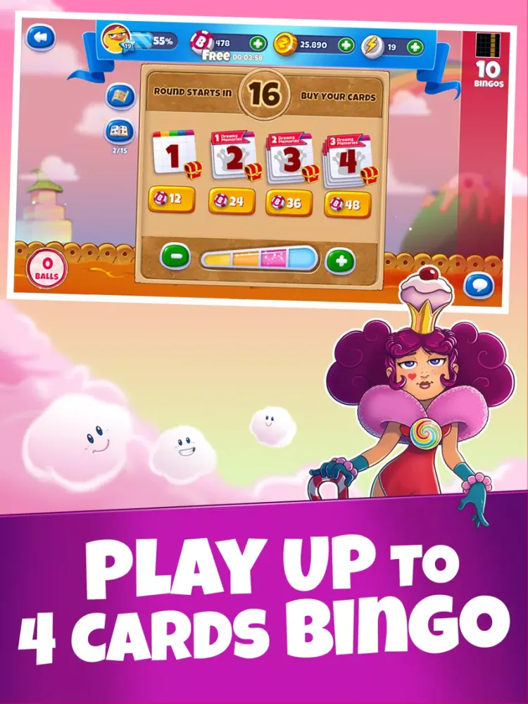 Zrzuty ekranu Bingo DreamZ - Real Bingo Game iPad 