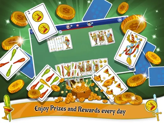 Ảnh chụp màn hình của Chinchon Loco : Chat & Cards iPad 