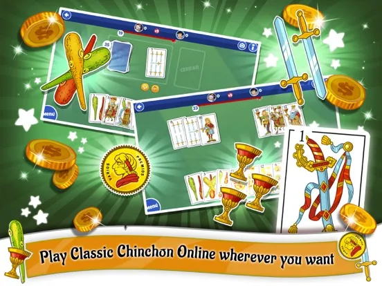 Ảnh chụp màn hình của Chinchon Loco : Chat & Cards iPad 