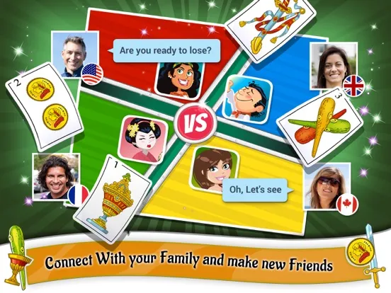 Ảnh chụp màn hình của Chinchon Loco : Chat & Cards iPad 