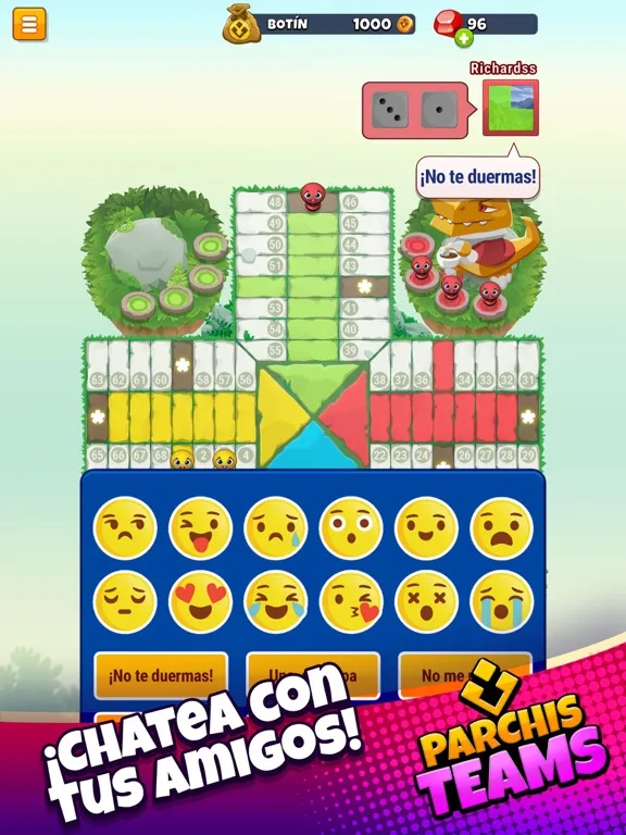 Capturas de tela do Parchis TEAMS board games iPad 