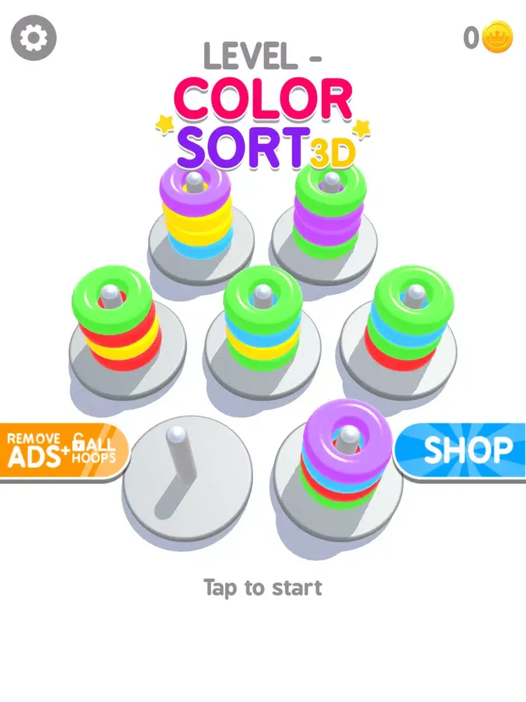 Скриншоты Color Sort 3D iPad 