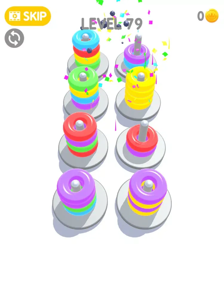 Скриншоты Color Sort 3D iPad 