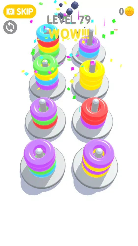 Скриншоты Color Sort 3D