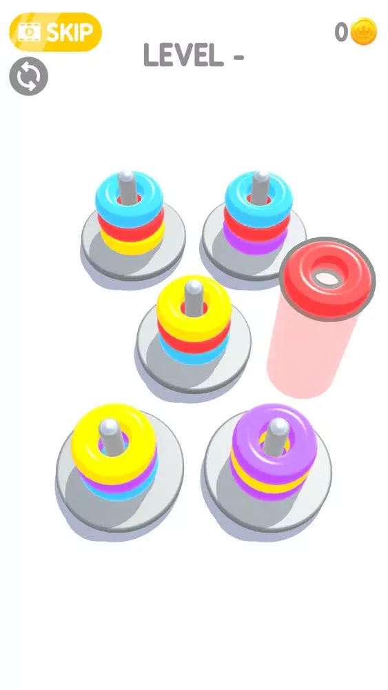Скриншоты Color Sort 3D