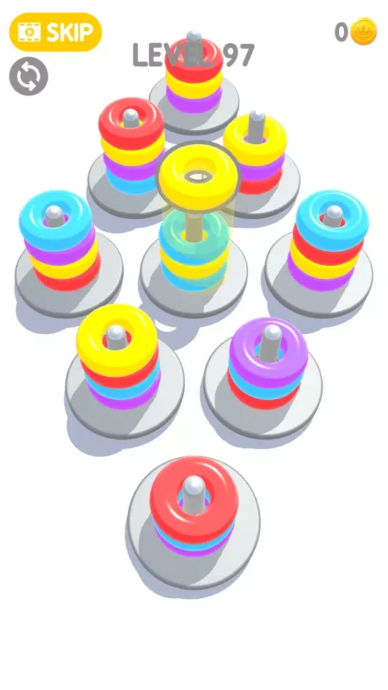 Скриншоты Color Sort 3D