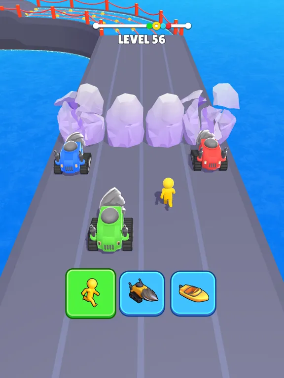 Shape Transform 3D Race iPad  스크린샷