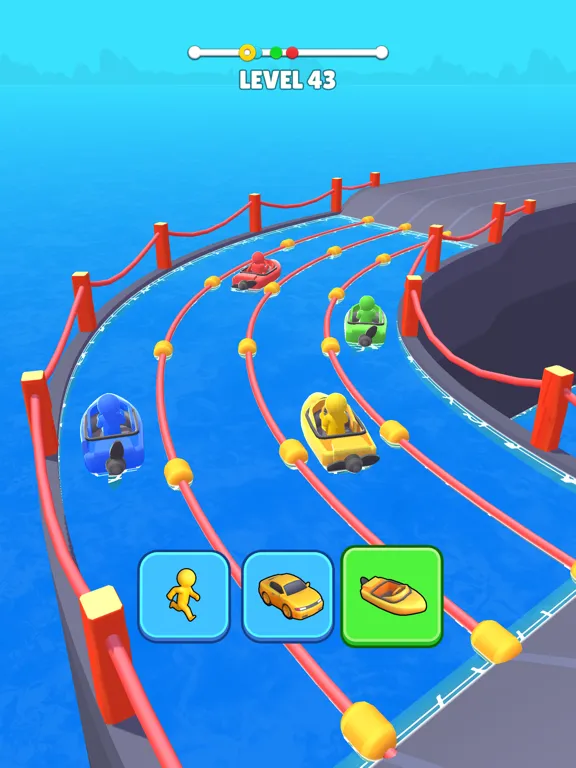 Shape Transform 3D Race iPad  스크린샷