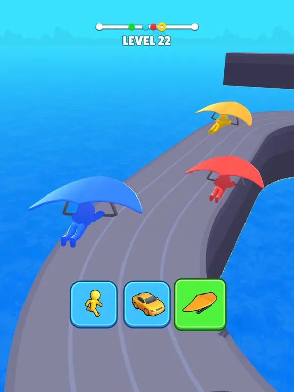 Shape Transform 3D Race iPad  스크린샷