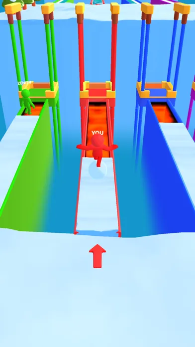Captures d'écran de Snowball Race: Ice Racing Game