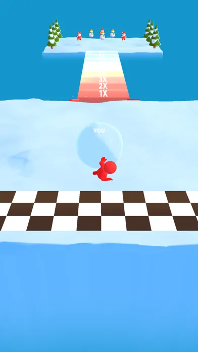 Captures d'écran de Snowball Race: Ice Racing Game