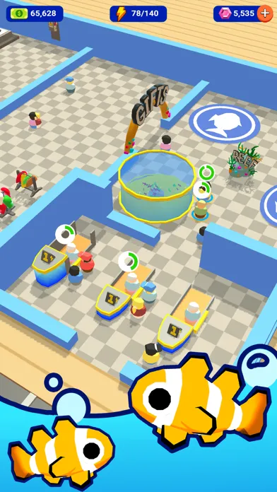 Idle Aquarium: Fish Tank Zoo スクリーンショット