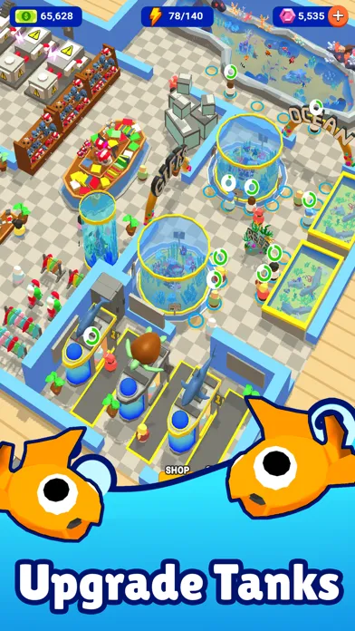 Idle Aquarium: Fish Tank Zoo スクリーンショット