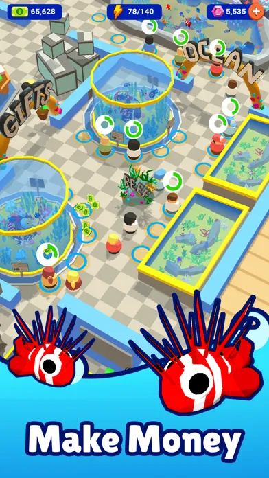 Idle Aquarium: Fish Tank Zoo スクリーンショット
